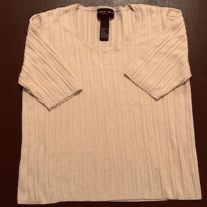 Yellow silk tee shirt